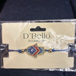 D’Bello accessories fish gem bracelet